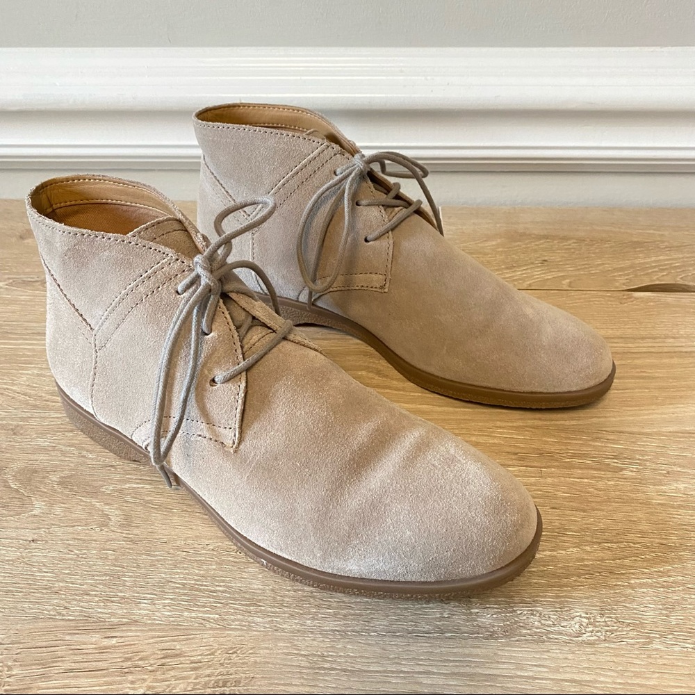 Franco Sarto Percy Tan Suede Chukka Boots